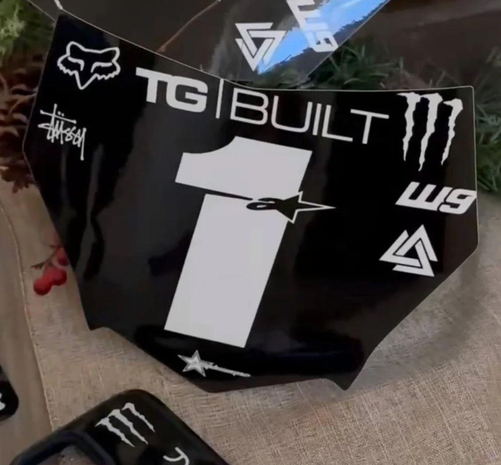 MotoCutz Plate Decal